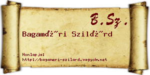 Bagaméri Szilárd névjegykártya
